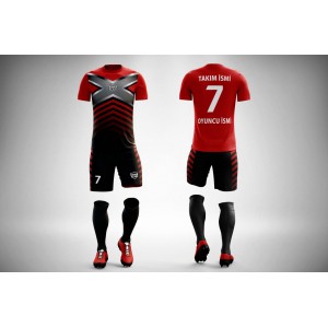 Dijital Baskı Erkek Futbol Forma - 133